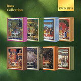 Raas Collection Pack of 8 Ayurvedic Soaps