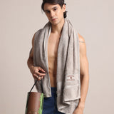 Sand Dune Beige Bamboo Silk Towel