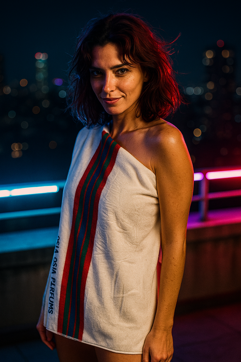 Pure Bamboo Silk Bath Towel (Morning Mist White) | Ultra-Soft, 3X Absorbent, Quick Dry, 70x150 CM