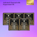 Activated Charcoal with Peppermint Oil Pack of 5