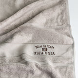 Pearl Dust Ivory Bamboo Silk Towel