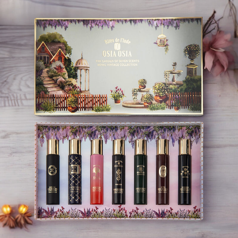 Garden of Seven Scents | Luxury Perfume Discovery Set (Eau De Parfum) | 7 x 15mL Gift Box