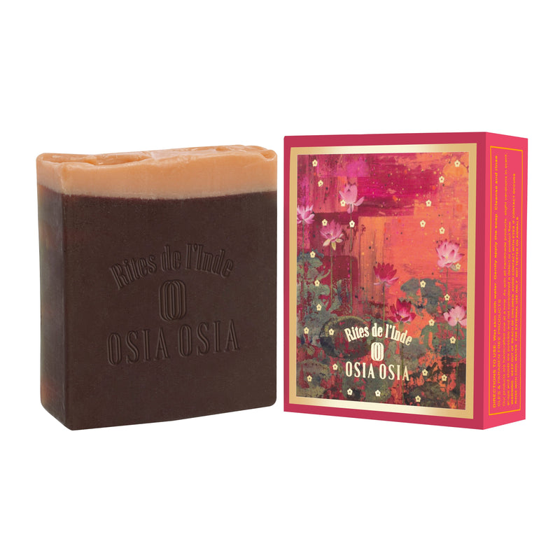HIBISCUS & ROSE Ayurvedic Soap | Exfoliating & Youthful Glow Formula | 100% Handmade Soap