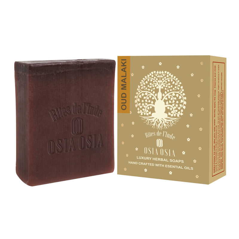 OUD MALAKI Ayurvedic Soap | Majestic Aroma & Antioxidant Formula | 100% Handmade Soap