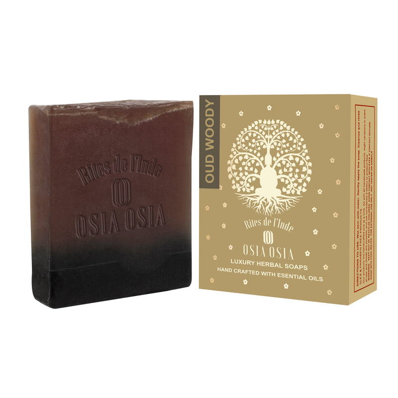 OUD WOODY Ayurvedic Soap | Soothing & Deeply Hydrating 100% Handmade Soap