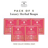 Rose Valley Pack of 5 Herbal Soaps