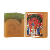 RajniGandha Tube Rose, Sugandha Mogra Patchouli & Kumud Neel Kamal Lotus Pack of 3 Ayurvedic Soaps